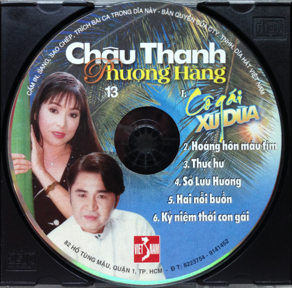 Đĩa Hát Việt Nam CD - Cô Gái Xứ Dừa