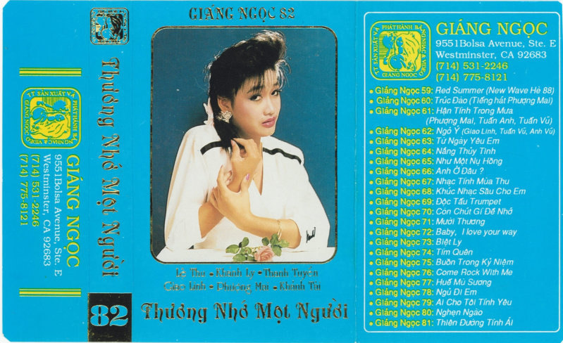 Giáng Ngọc 82 - Thương Nhớ Một Người - Tape