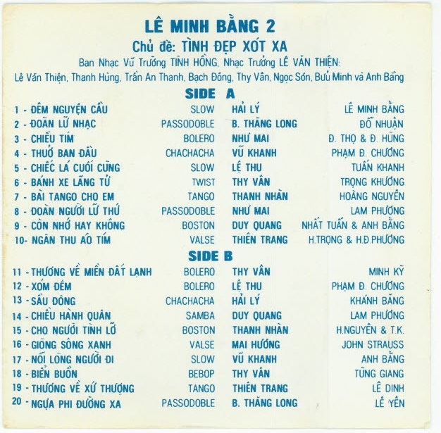 Lê Minh Bằng 2 - Tình Đẹp Xót Xa