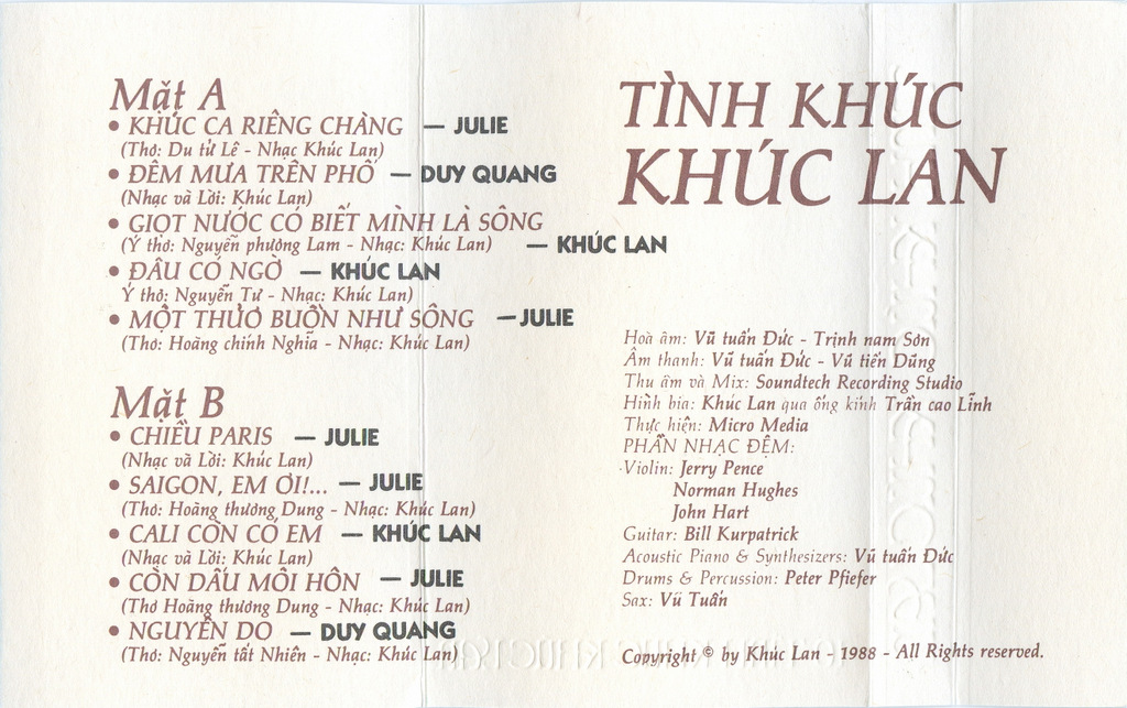 Micro Media - Tình Khúc Khúc Lan