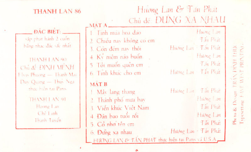 Thanh Lan 86 - Đừng Xa Nhau 3