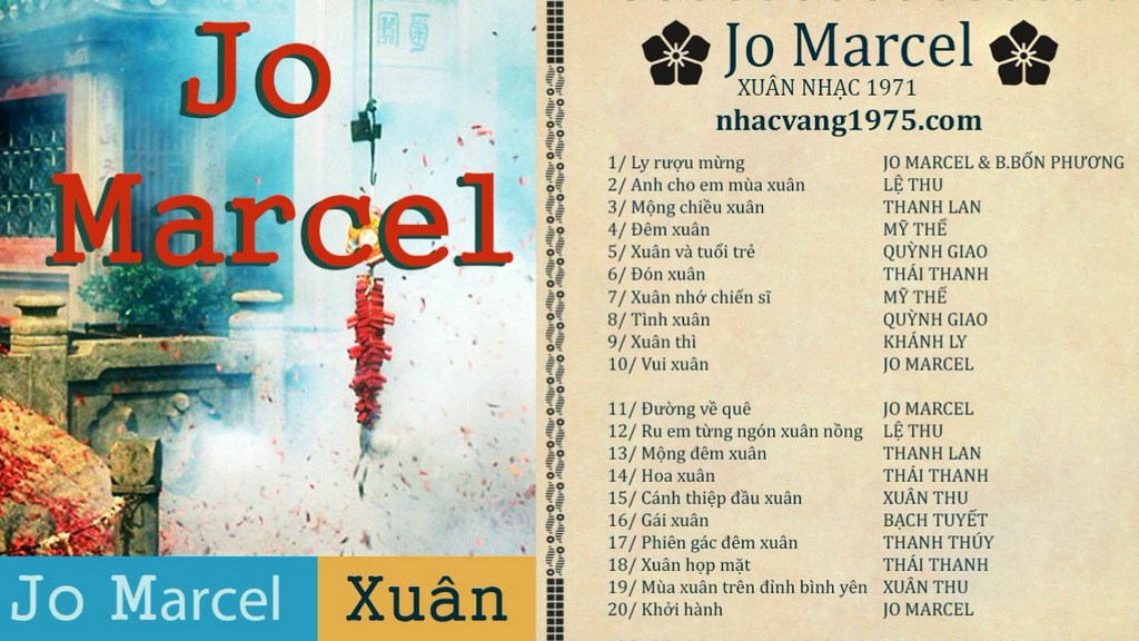 Jo Marcel - Xuân Nhạc 1971 - Tape