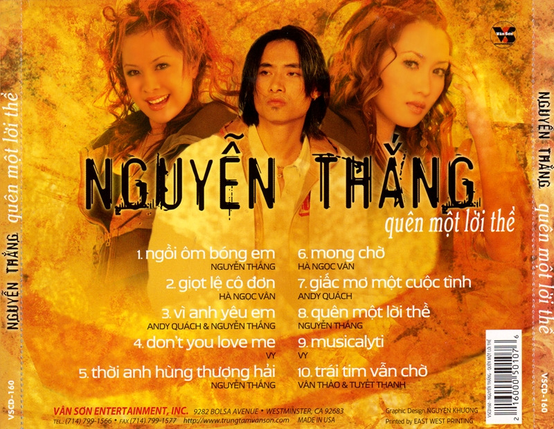 Vân Sơn CD160 - Quên Một Lời Thề