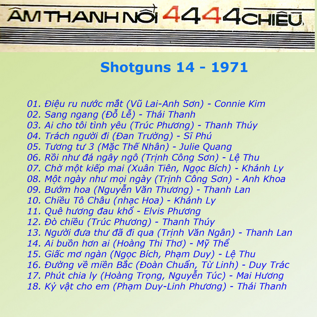 Shotguns 14 (1971)