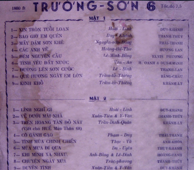 Tape Trường Sơn 6