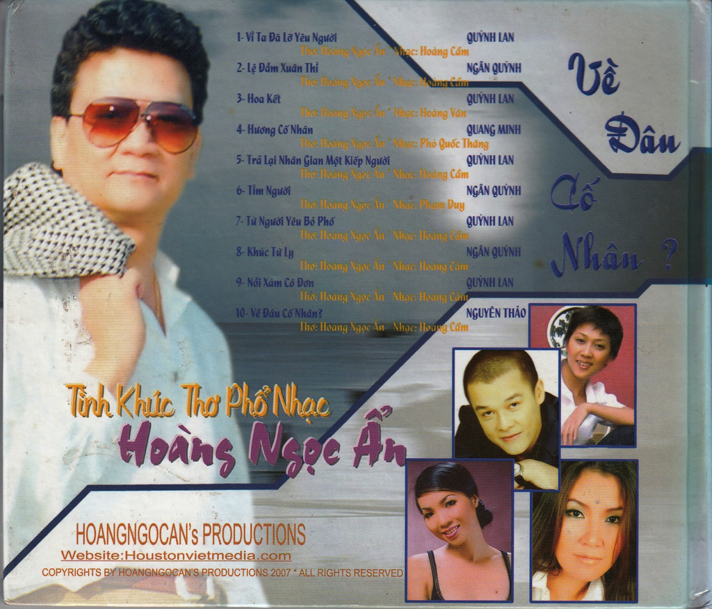 Hoàng Ngọc An CD - Về Đâu Cố Nhân