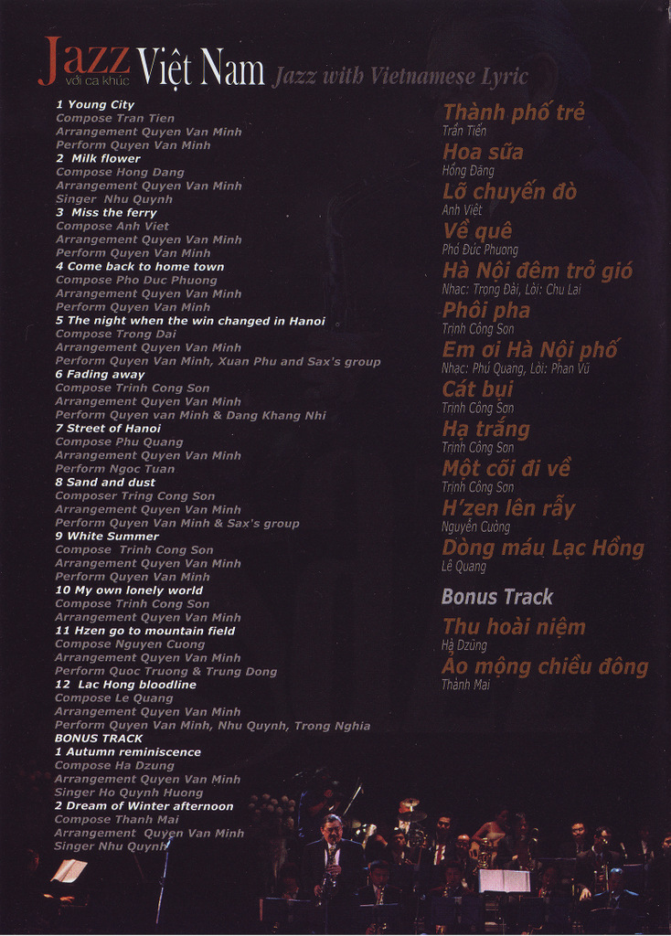 Nhạc Viện Việt Nam - Quyền Văn Minh - Jazz Với Ca Khúc Việt Nam