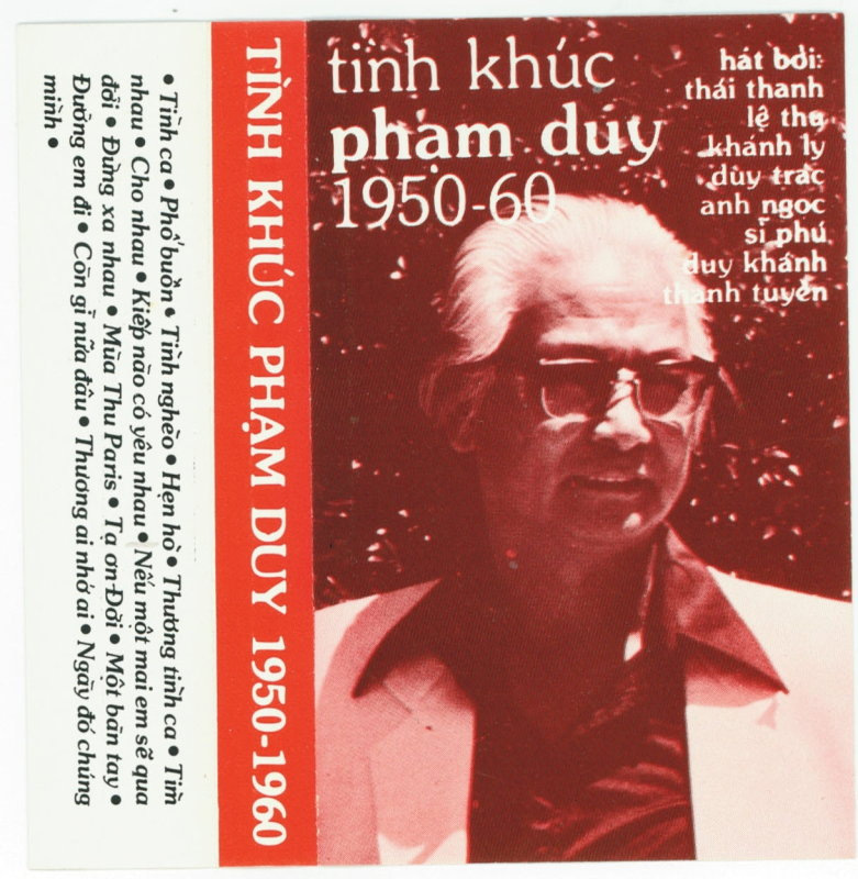 Tape Tình Khúc Phạm Duy 1950-1960
