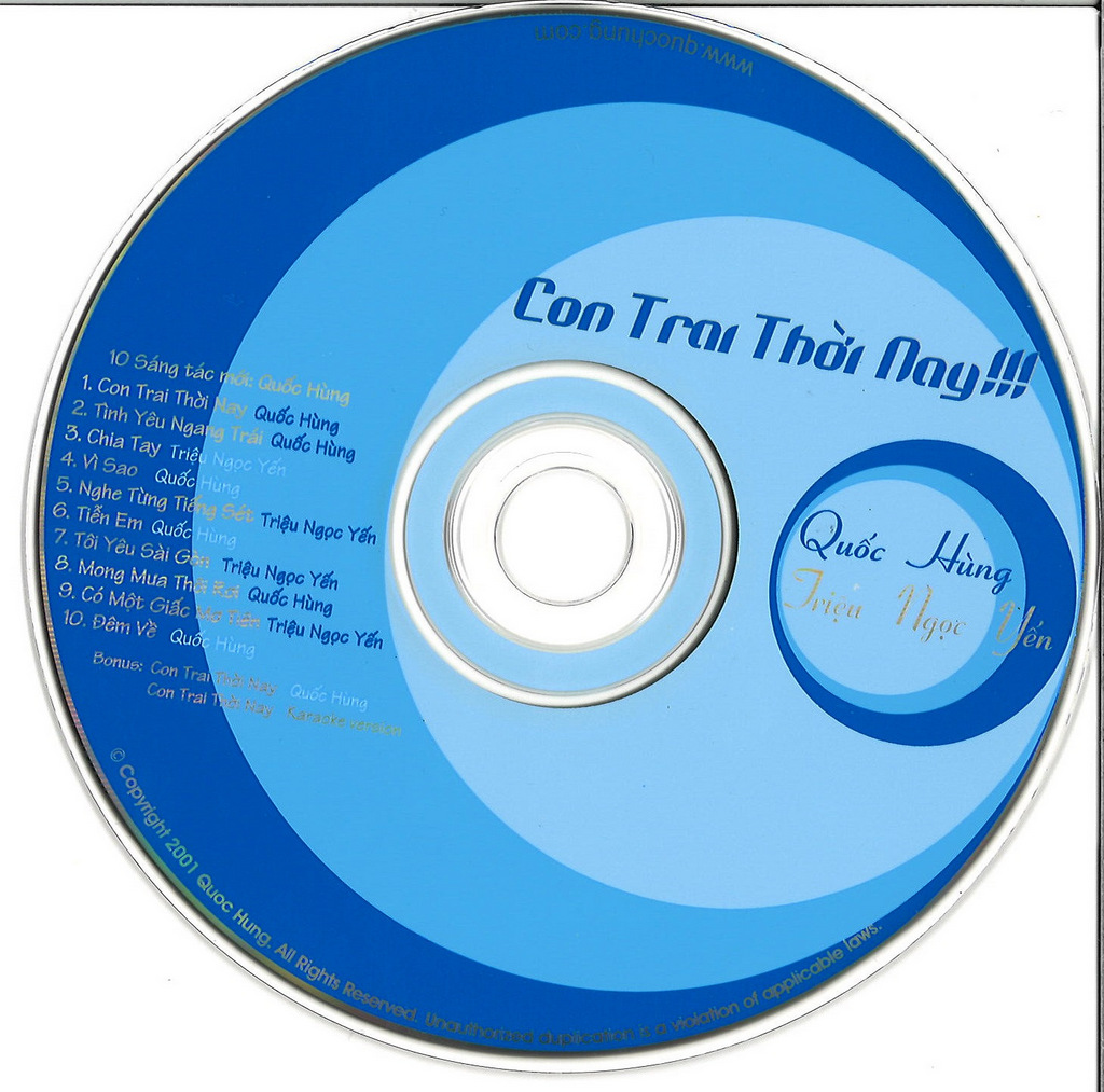 Thúy Nga CD - Con Trai Thời Nay