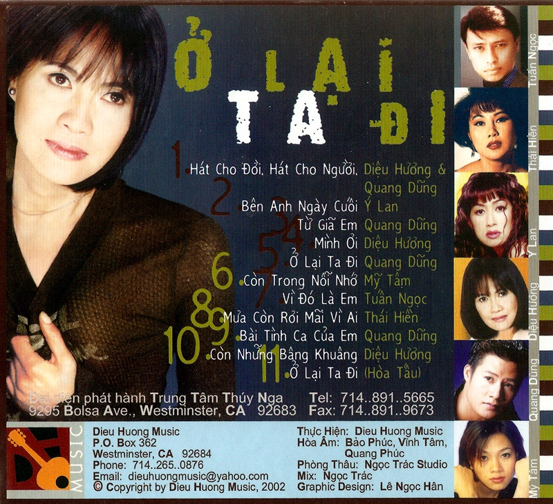 Diệu Hương CD - Tình Ca Diệu Hương 2 - Ở Lại Ta Đi