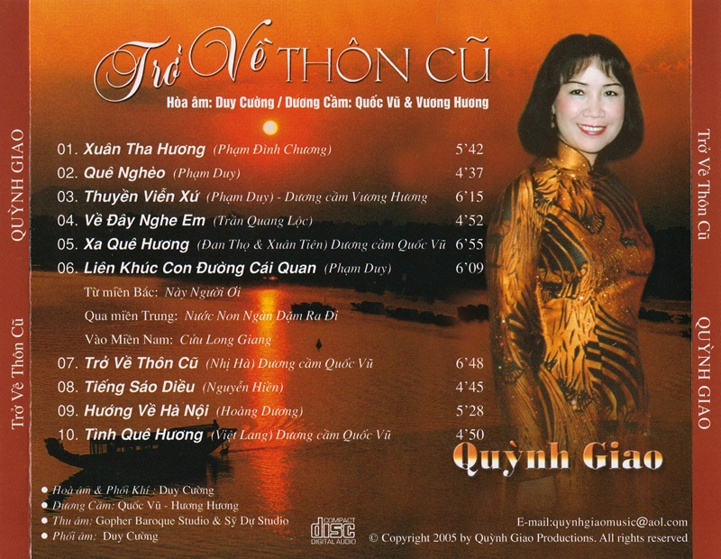 Quỳnh Giao CD - Trở Về Thôn Cũ