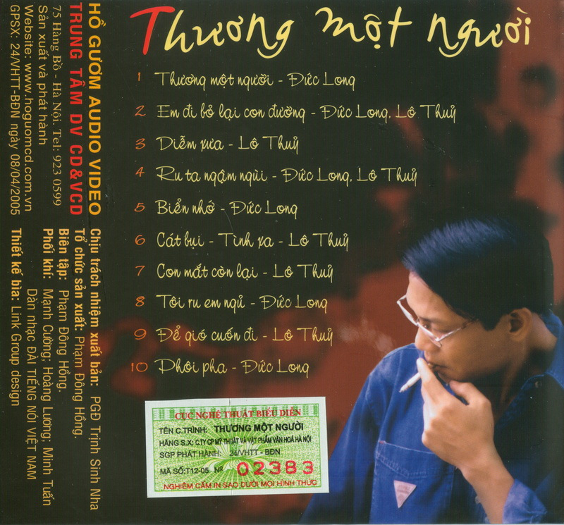 Hồ Gươm CD - Lô Thủy, Đức Long - Thương Một Người