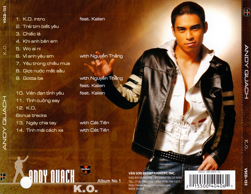 Vân Sơn CD155 - Andy Quách - K.O.