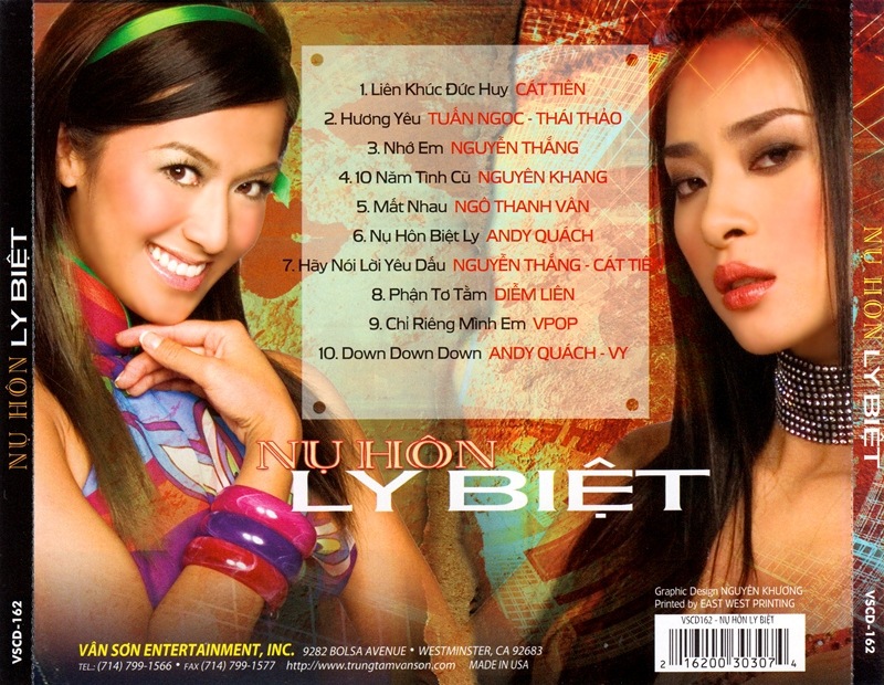 Vân Sơn CD162 - Nụ Hôn Ly Biệt