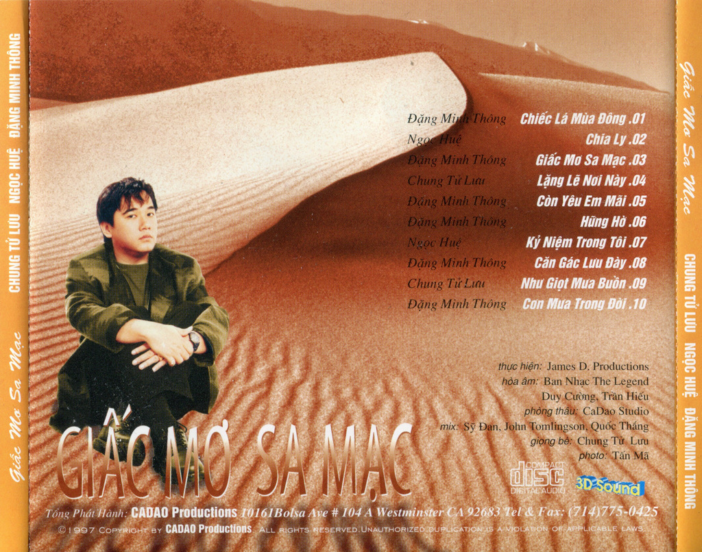 Ca Dao CD - Giấc Mơ Sa Mạc