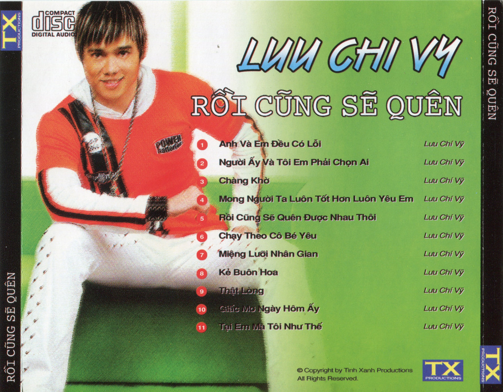 TX Productions CD - Rồi Cũng Sẽ Quên