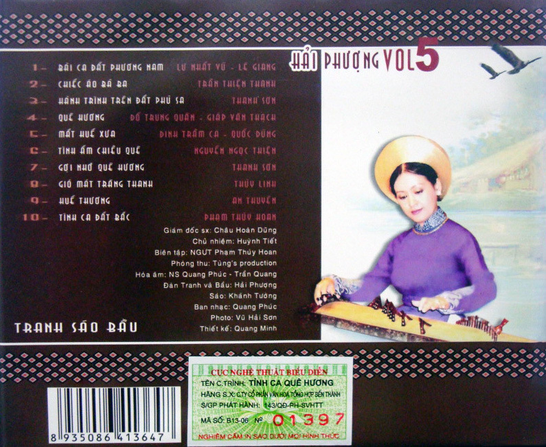 Bến Thành CD - Tình Ca Quê Hương