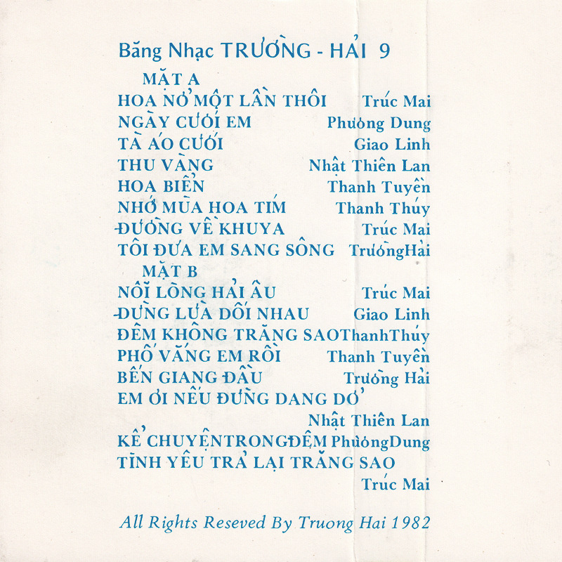 Tape Trường Hải 9