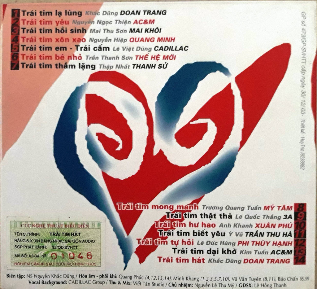Saigon CD - Trái Tim Hát