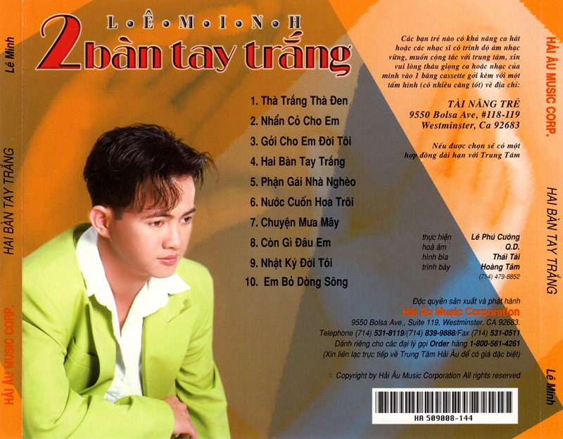 Hải Âu CD144 - Lê Minh - 2 Bàn Tay Trắng
