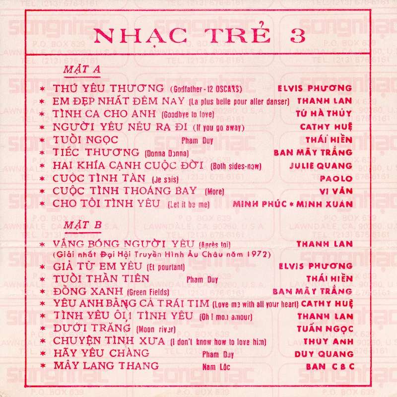 Tape Sóng Nhạc - The Godfather