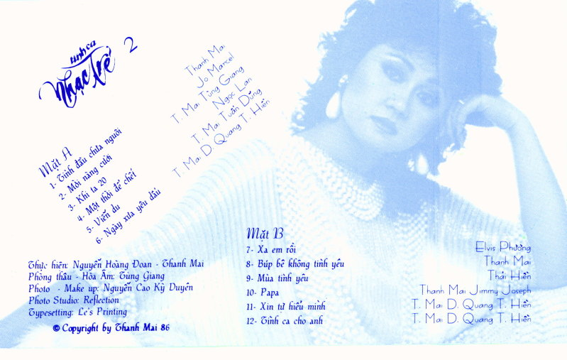 Tape Thanh Mai - Tình Ca Nhạc Trẻ 2 - Khi Ta 20