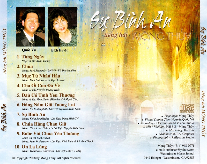 Mộng Thủy CD - Sự Bình An