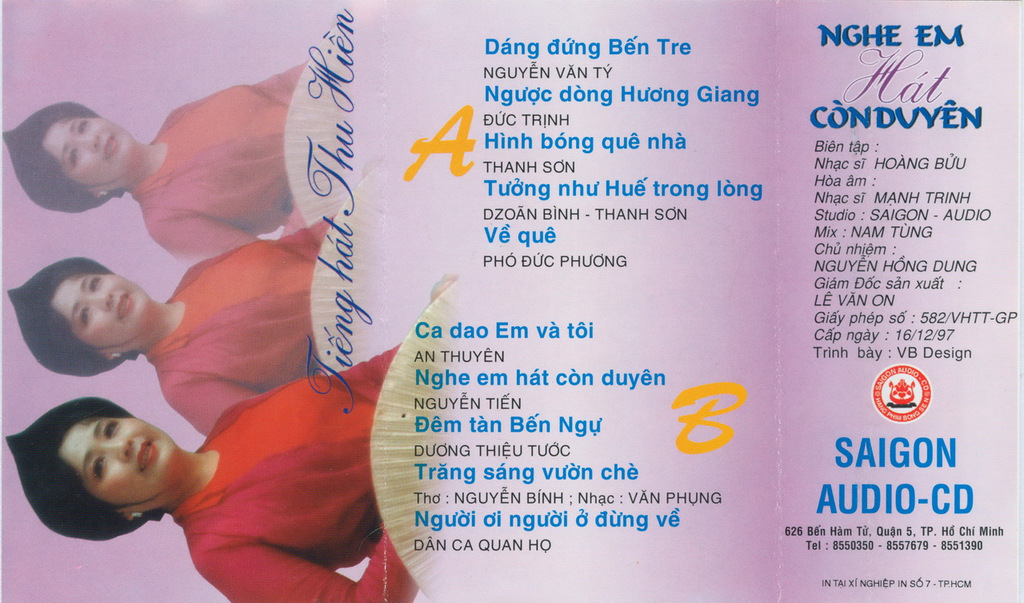 Tape SaiGon Audio - Nghe Em Hát Còn Duyên