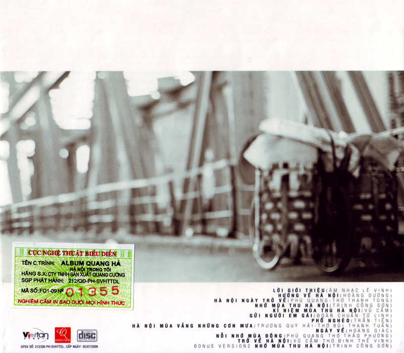 Viết Tân CD - Quang Hà - Hà Nội Trong Tôi