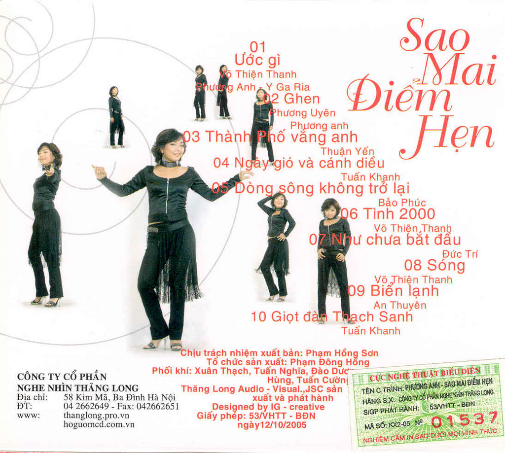 Thăng Long CD - Sao Mai Điểm Hẹn - Phương Anh
