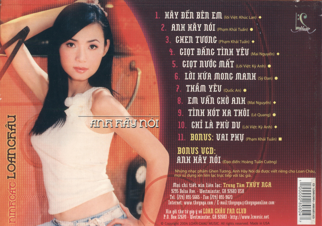 Thúy Nga CD - Anh Hãy Nói - Ninh Cát Loan Châu
