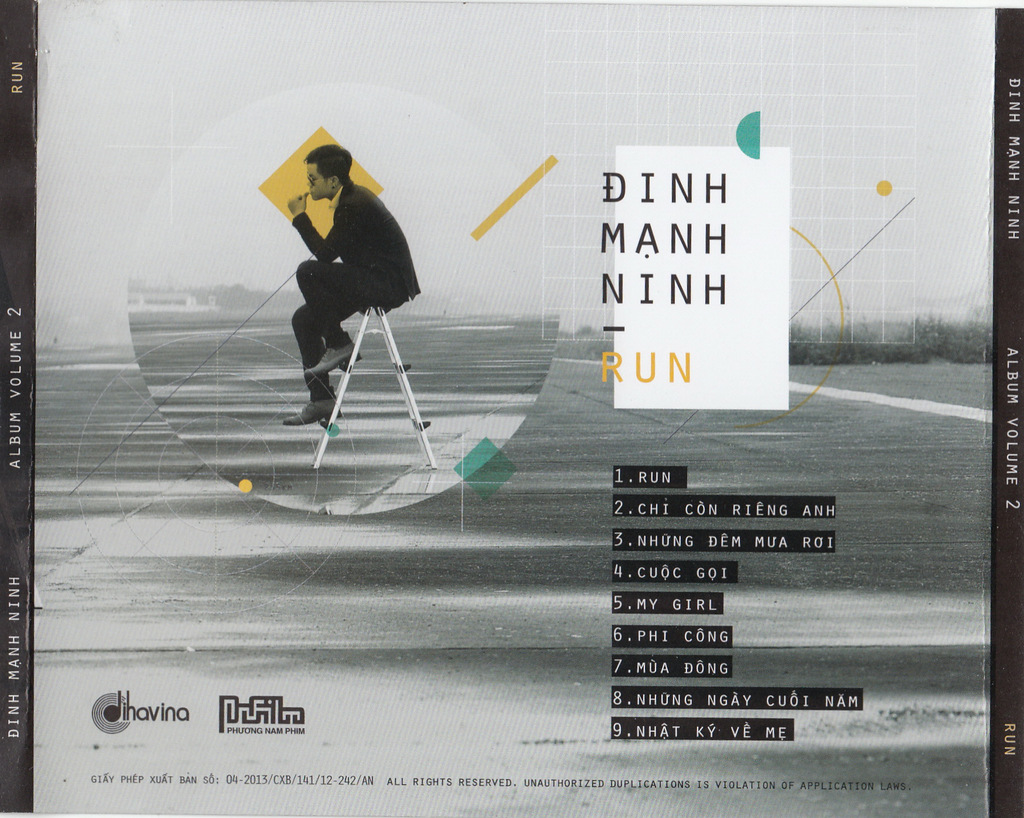 Phương Nam CD - Đinh Mạnh Ninh - Run (Vol 2)