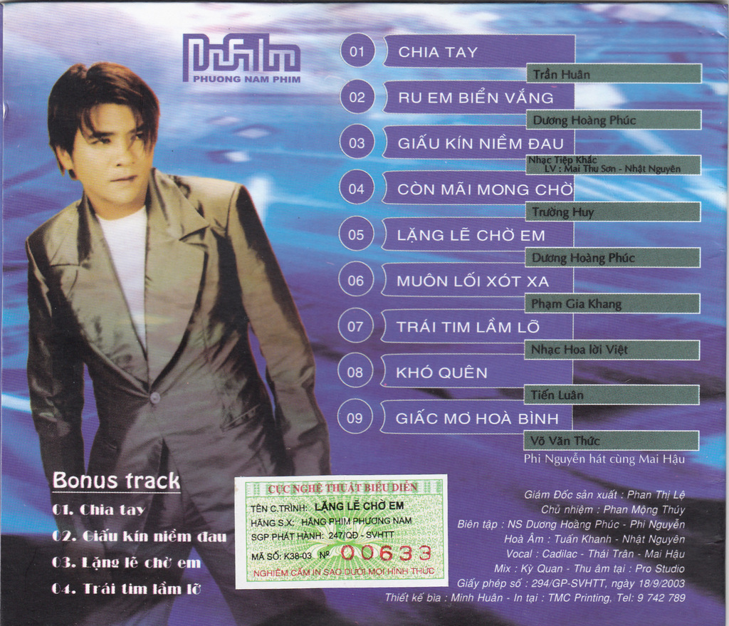 Phương Nam CD - Lặng Lẽ Chờ Em - Phi Nguyễn