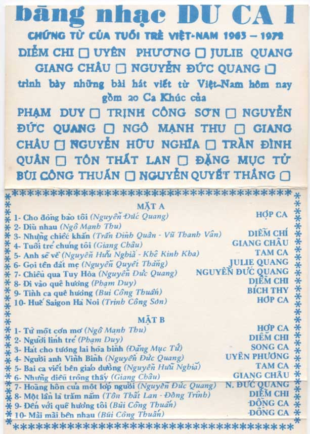 Tape Du Ca 1