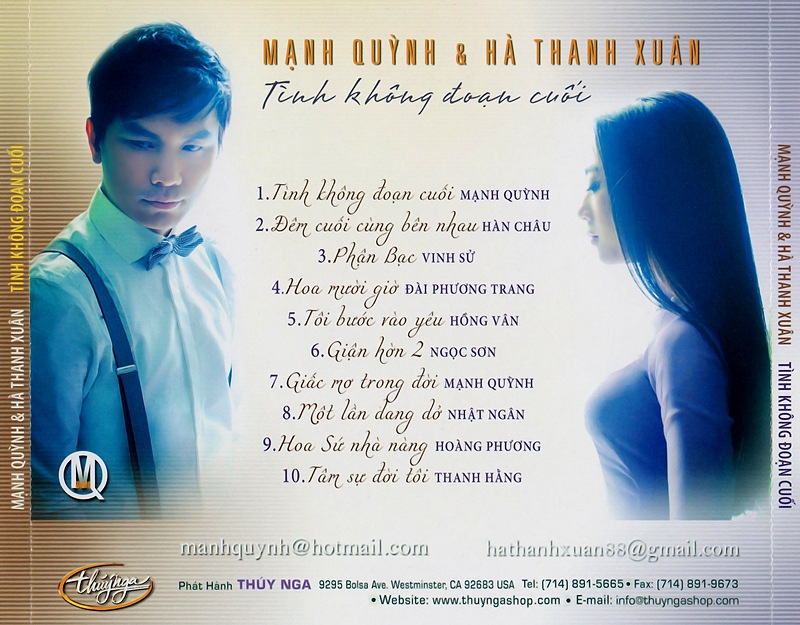 Thúy Nga CD - Tình Không Đoạn Cuối - Mạnh Quỳnh, Hà Thanh Xuân