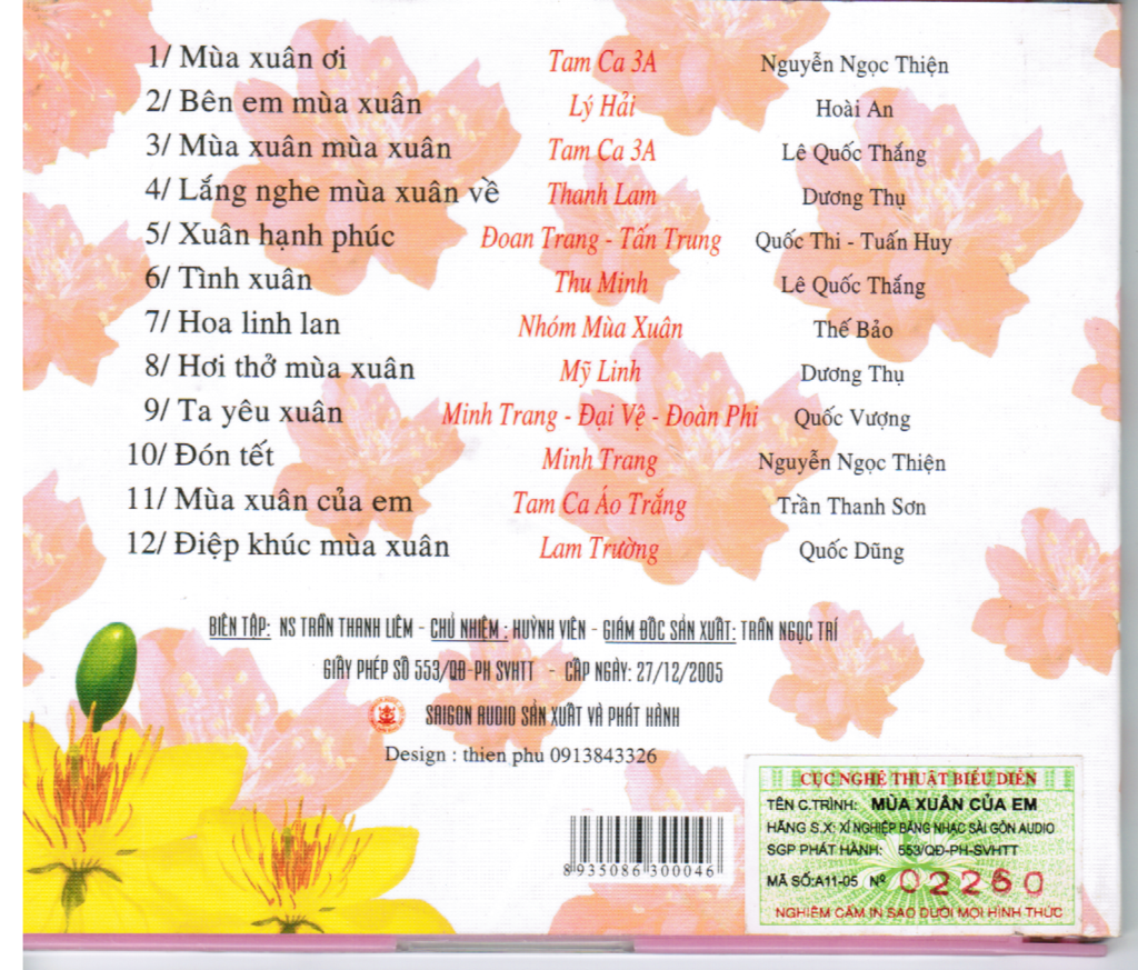 Sài Gòn CD - Mùa Xuân Của Em