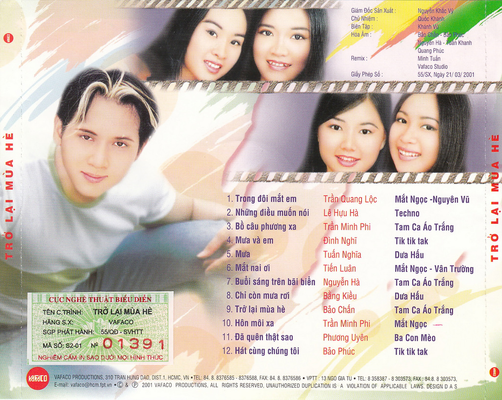 Vafaco CD - Trở Lại Mùa Hè