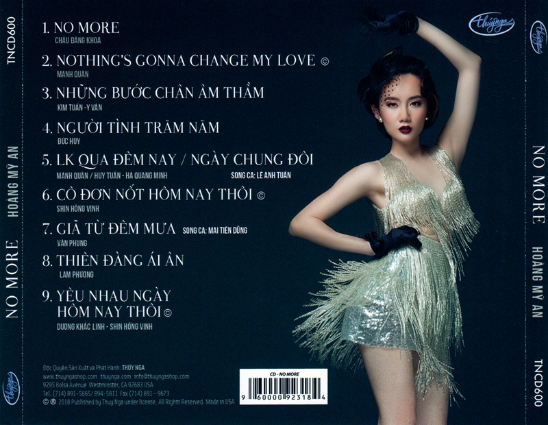 Thuý Nga CD600 - Hoàng Mỹ An - No More