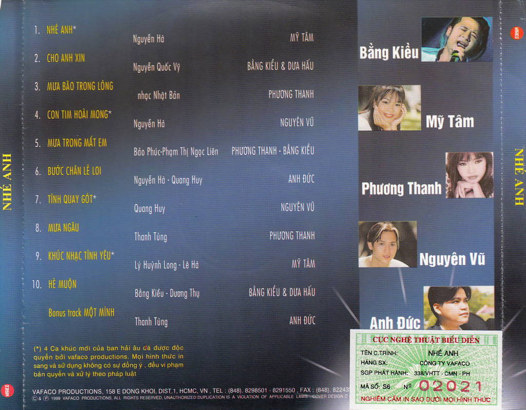 Vafaco CD - Nhé Anh