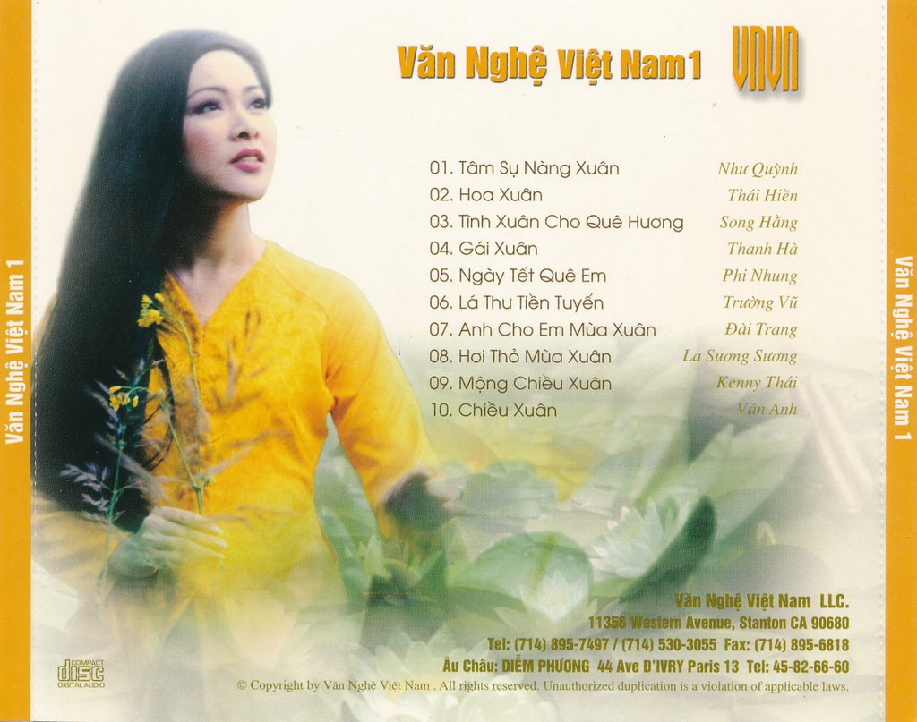 Văn Nghệ Việt Nam CD01 - Văn Nghệ Việt Nam