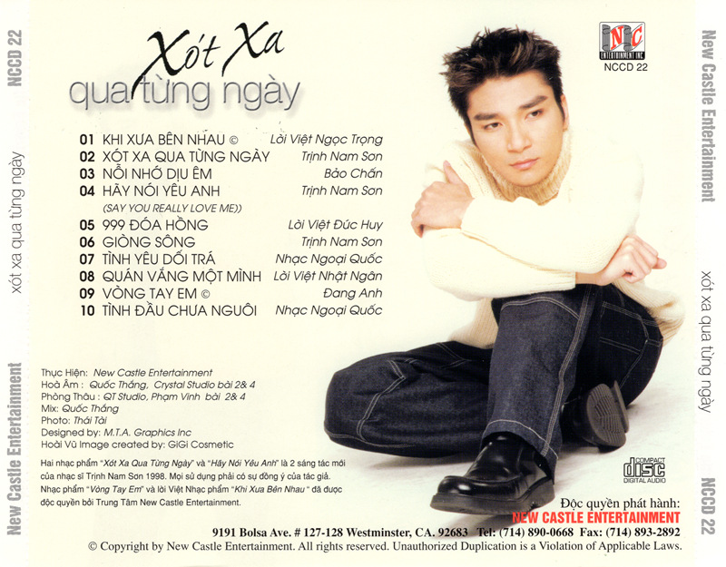 New Castle CD022 - Xót Xa Qua Từng Ngày