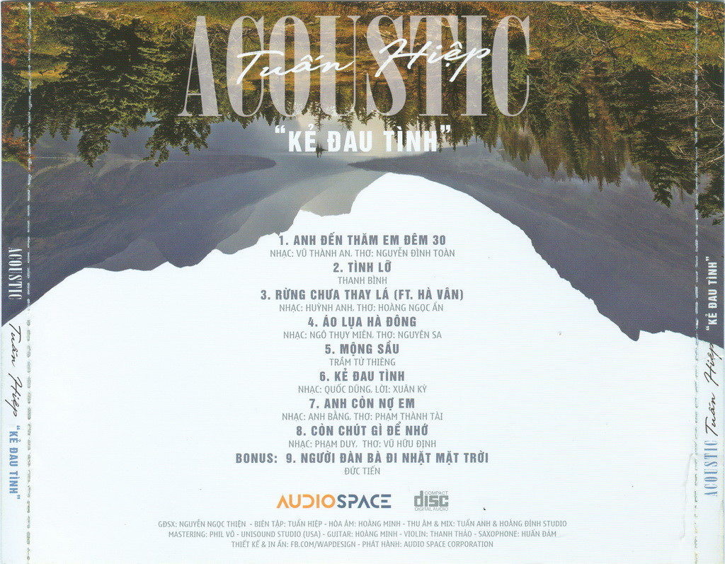 Audio Space CD - Tuấn Hiệp Acoustic - Kẻ Đau Tình