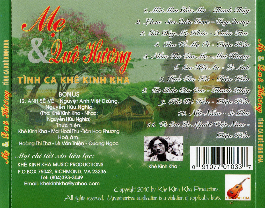 Khê Kinh Kha CD- Mẹ và Quê Hương