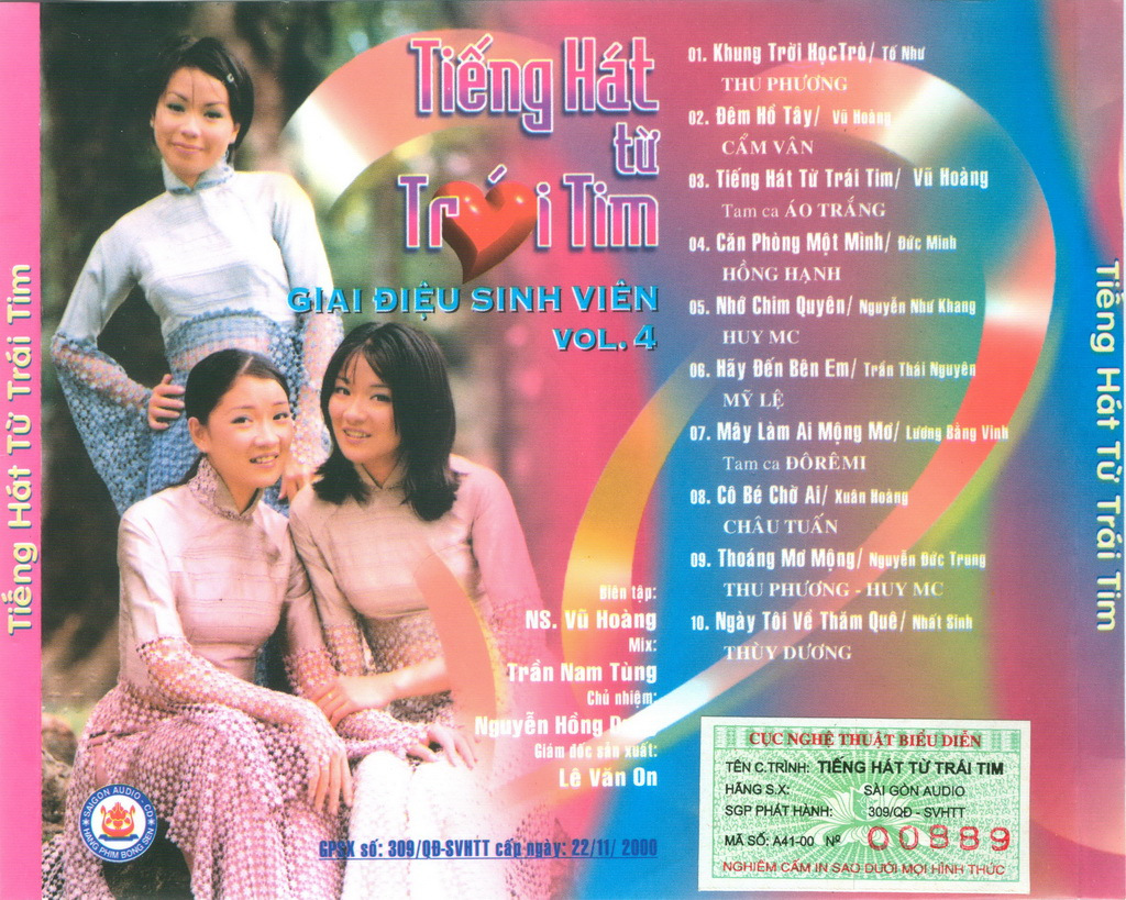 Sài Gòn CD - Giai Điệu Sinh Viên 4 - Tiếng Hát Từ Trái Tim