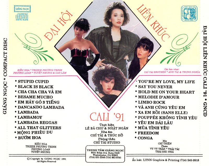 Giáng Ngọc CD - Đại Hội Liên Khúc Cali 91