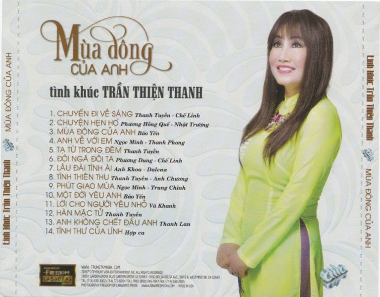 Asia CD - Tình Khúc Trần Thiện Thanh - Mùa Đông Của Anh