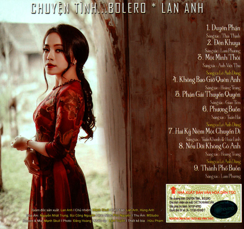 Dihavina CD - Lan Anh - Chuyện Tình Bolero