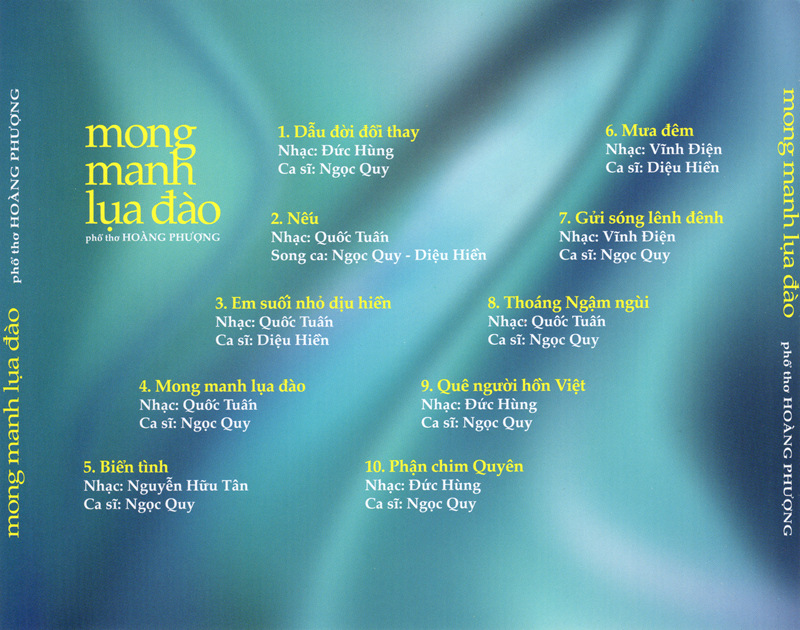 Mong Manh Lụa Đào - Phổ Thơ Hoàng Phương