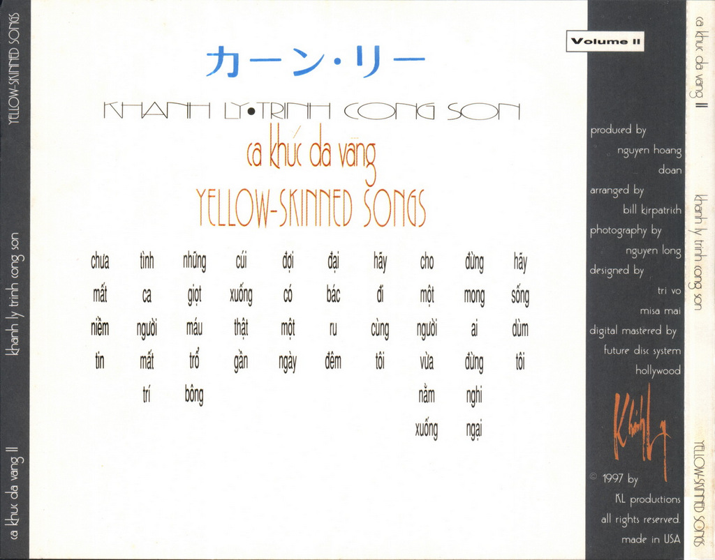Khánh Ly CD - Ca Khúc Da Vàng 2
