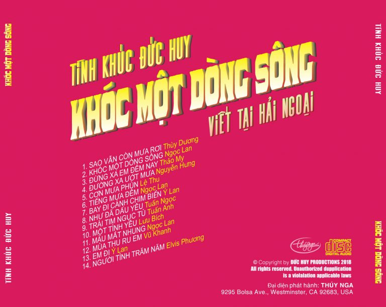 Thuý Nga CD - Tình Khúc Đức Huy - Khóc Một Giòng Sông